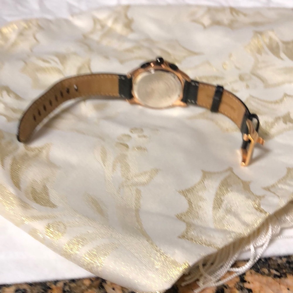 ROSE GOLD CHRONO LEATHER BAND WATCH - Picture 2 of 5